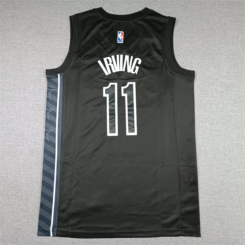 Men's Brooklyn Nets Kyrie Irving #11 Black 2022/23 Statement Edition Swingman Jersey1