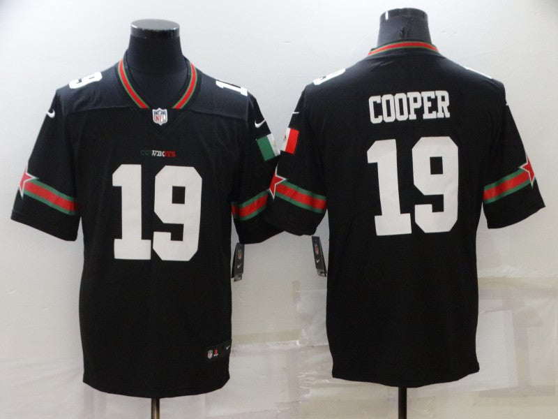 Men's Dallas Cowboys #19 Amari Cooper Black Player Game Jersey1