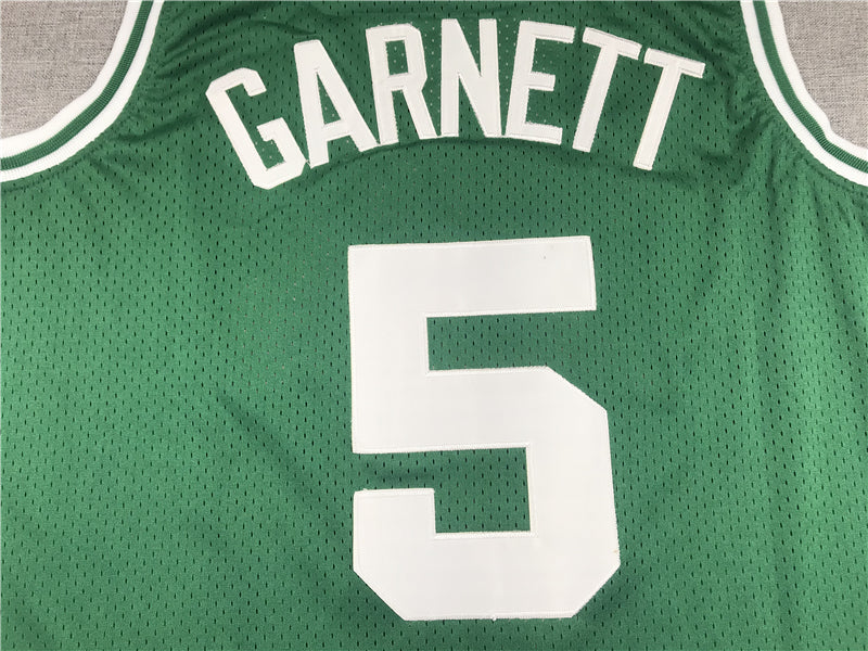 Men's Boston Celtics Kevin Garnett Green 2005-06 Hardwood Classics Player Jersey1