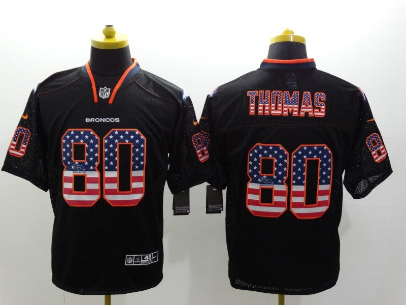 Men's Denver Broncos Julius Thomas #80 Black Game Jersey1