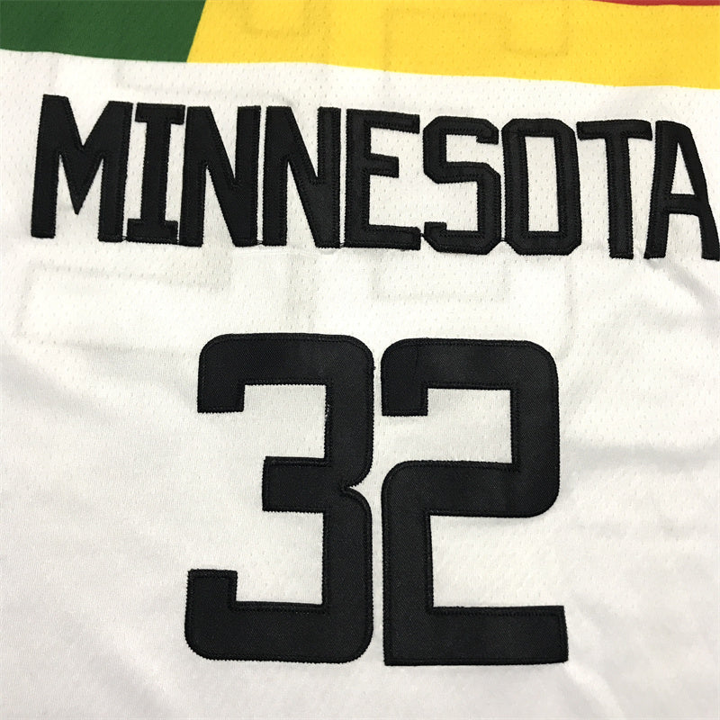 Men's Minnesota Timberwolves Karl-Anthony Towns #32 White Swingman Jersey1 - City Edition