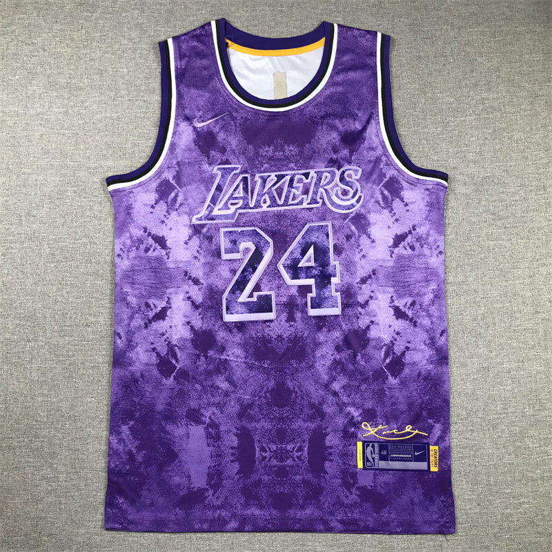 Men's Los Angeles Lakers Kobe Bryant #24 Purple Select Series Swingman Jersey1