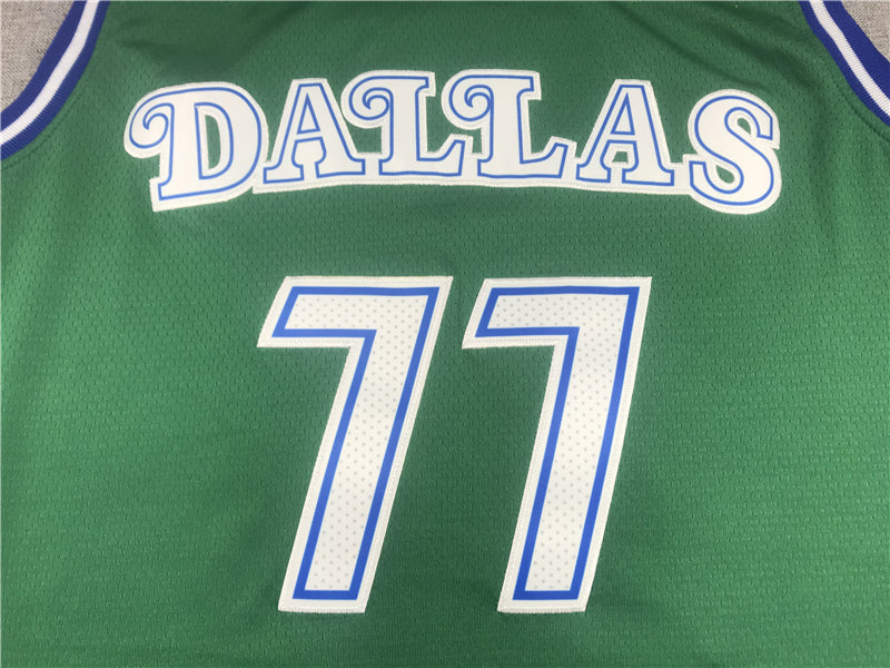 Men's Dallas Mavericks Luka Doncic Green 2020/21 Jersey1 - Classic Edition