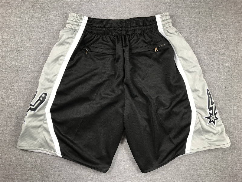 Men's San Antonio Spurs Black Pocket Shorts1