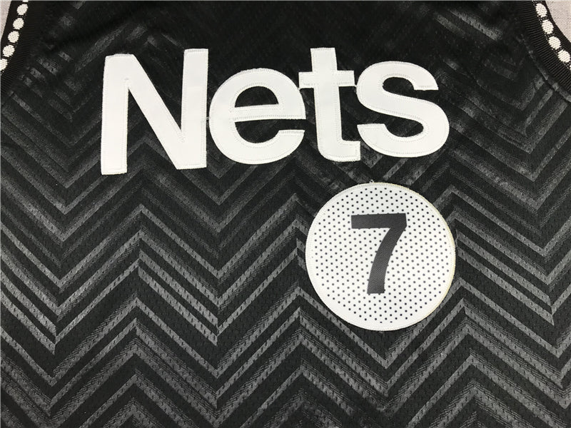Men's Brooklyn Nets Kevin Durant #7 Black 2020/21 Swingman Player Jersey1