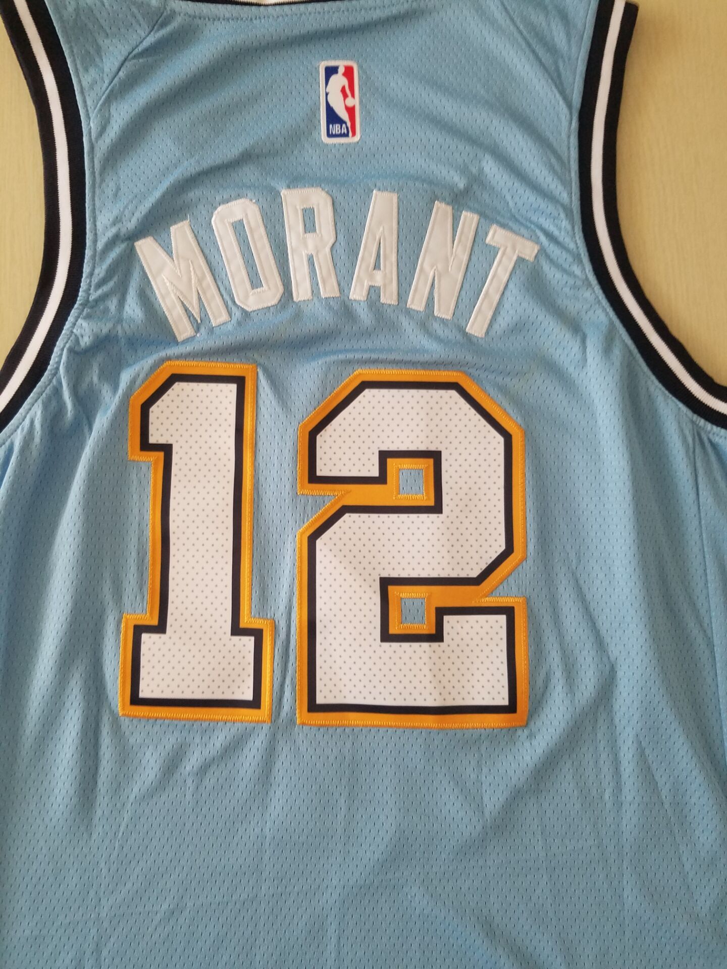 Men's Memphis Grizzlies Ja Morant #12 Blue City Edition Classic Jersey1