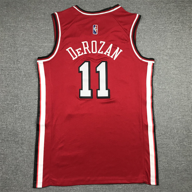 Men's Chicago Bulls DeMar DeRozan #11 Red 2021/22 Swingman Jersey1