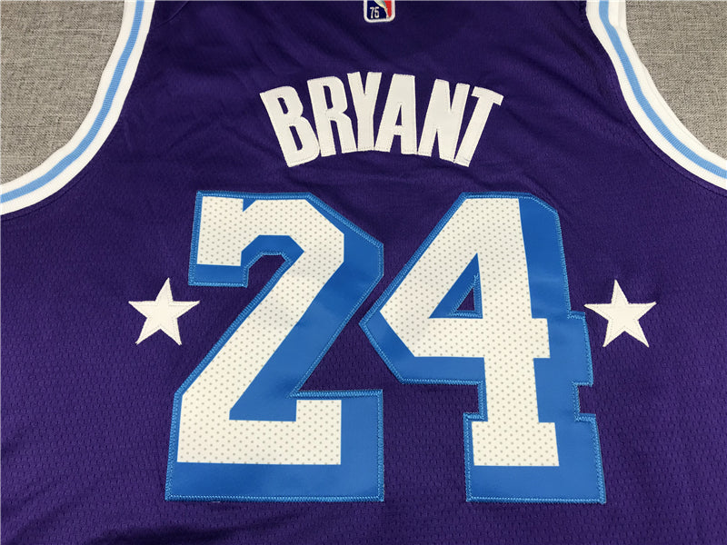 Men's Los Angeles Lakers Kobe Bryant Purple 2021/22 Swingman Jersey1 City Edition
