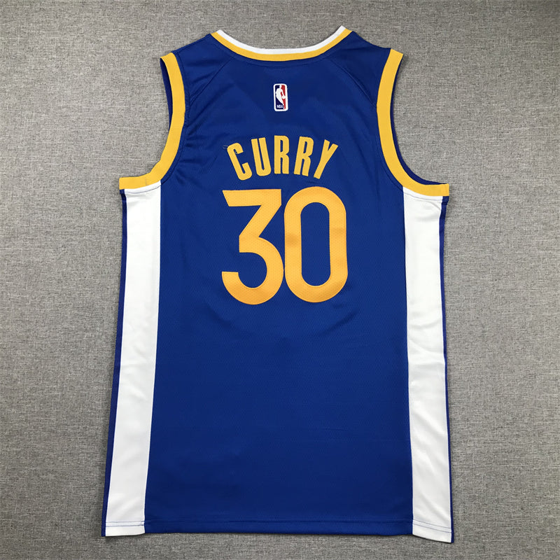 Men's Golden State Warriors Stephen Curry #30 Royal 2022/23 Fast Break Replica Game Jersey - Icon Edition
