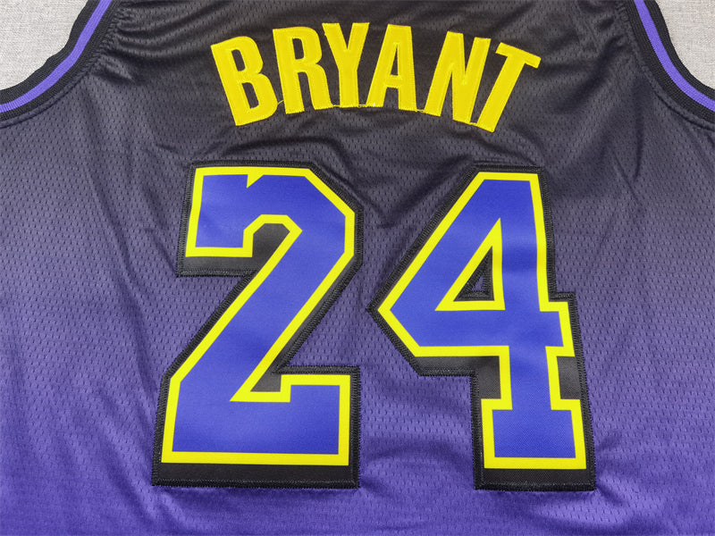 Men's Los Angeles Lakers Kobe Bryant #24 Purple 2024/25 Swingman Jersey1 - City Edition