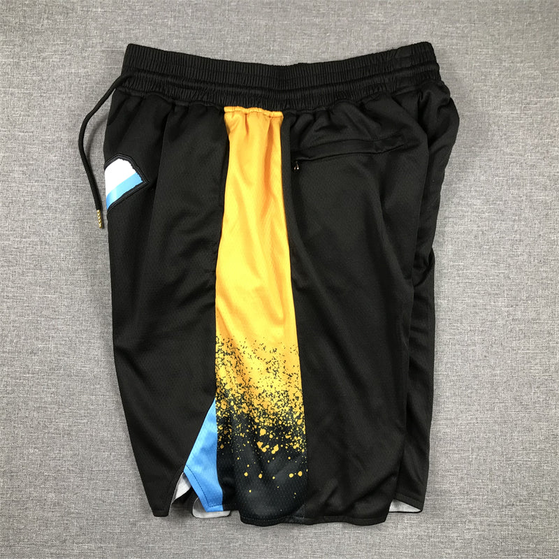 Men's Indiana Pacers Black 2023/24 City Edition Pocket Shorts1