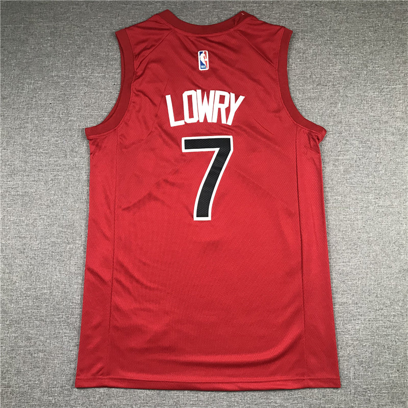 Men's Toronto Raptors Kyle Lowry Red 2021/22 Diamond Swingman Fashion Jersey1