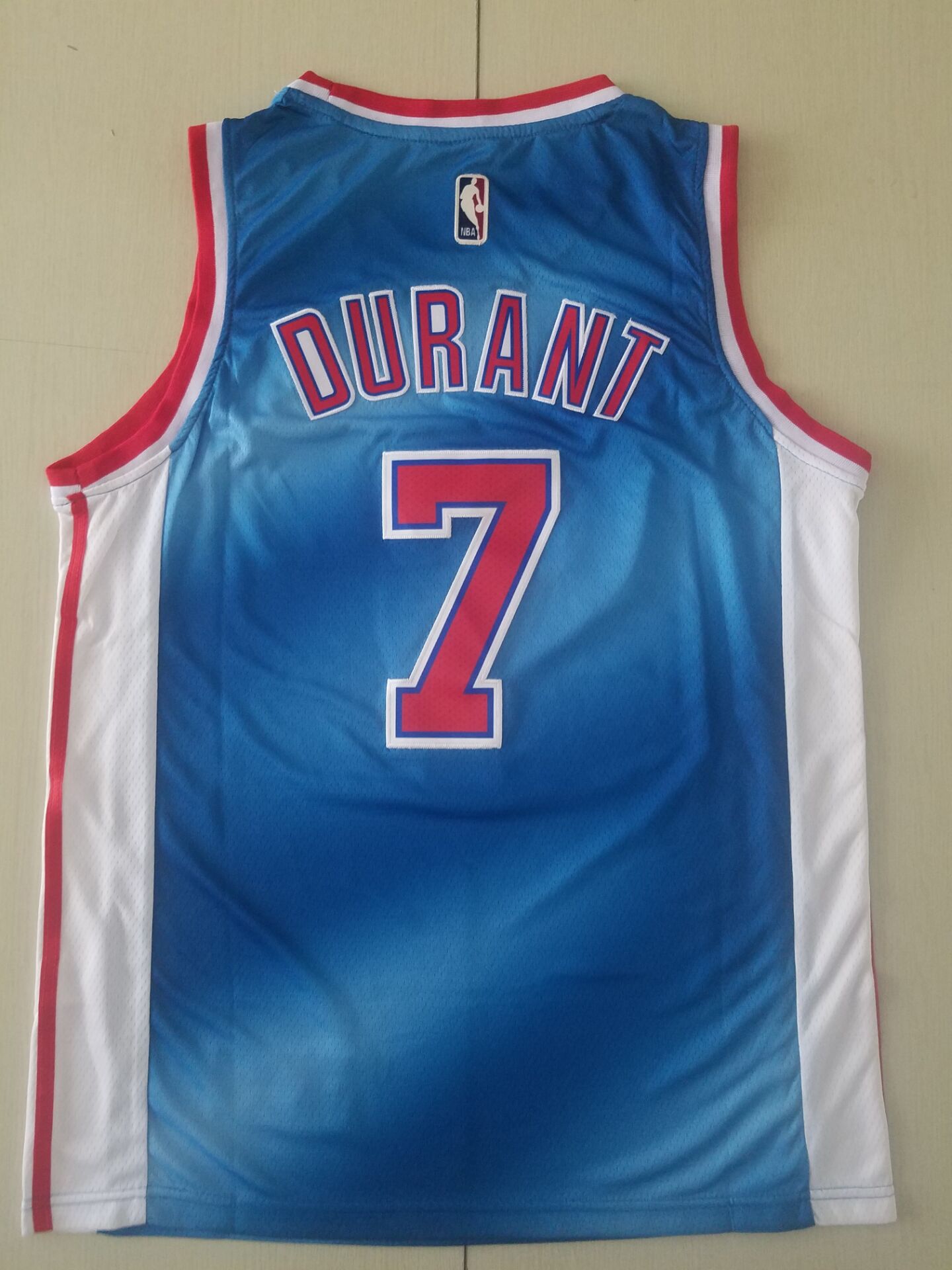 Men's Brooklyn Nets Kevin Durant #7 Blue Swingman Player Jersey1