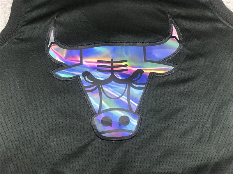 Men's Chicago Bulls Michael Jordan #23 Black Classics Swingman Player Jersey1