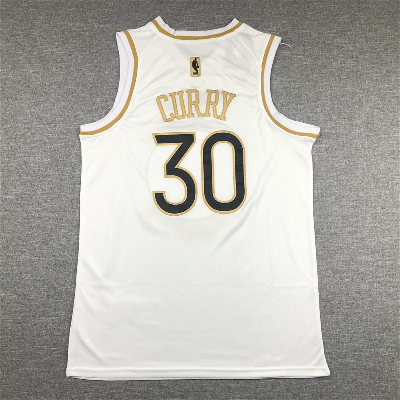 Men's Golden State Warriors Stephen Curry #30 White Swingman Jersey1