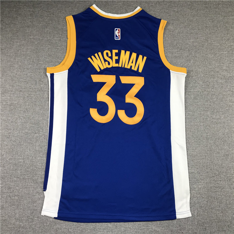 Men's Golden State Warriors James Wiseman 2021/22 Fast Break Replica Jersey1