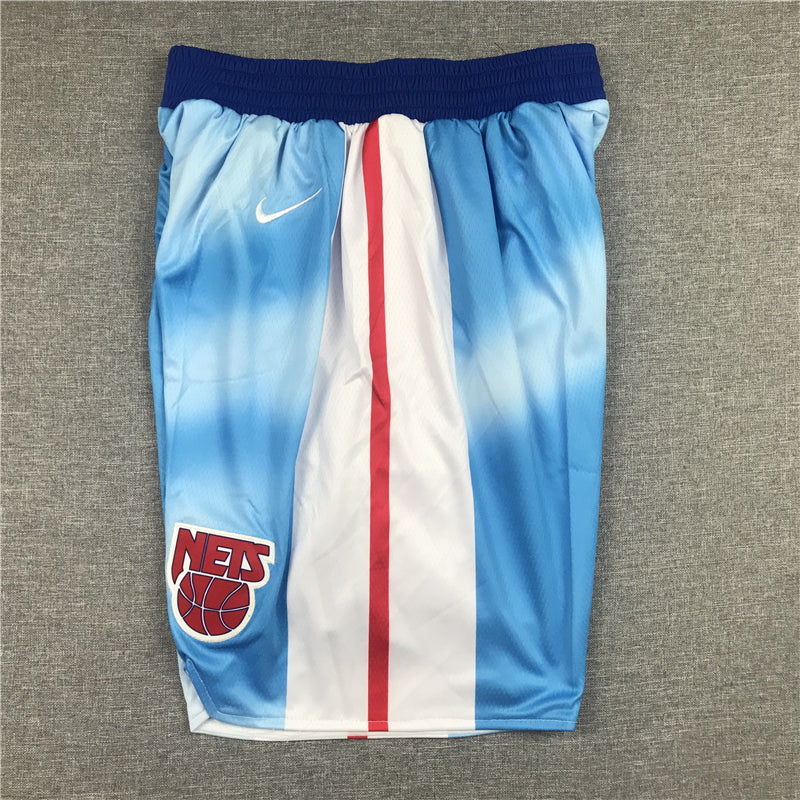 Men's Brooklyn Nets Blue Basketball Shorts1