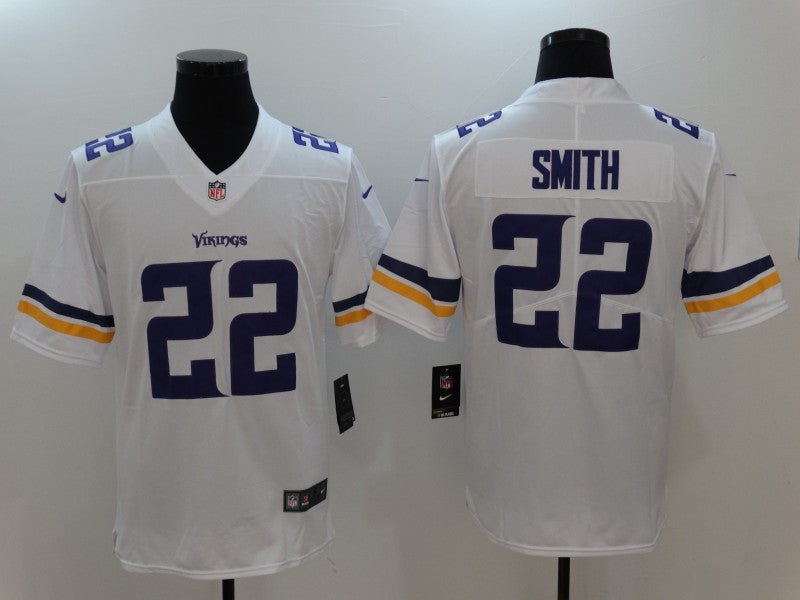 Men's Minnesota Vikings Harrison Smith #22 White Game Jersey1