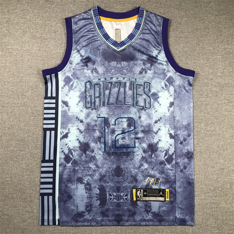 Men's Memphis Grizzlies Ja Morant #12 Light Blue Select Series Swingman Jersey1