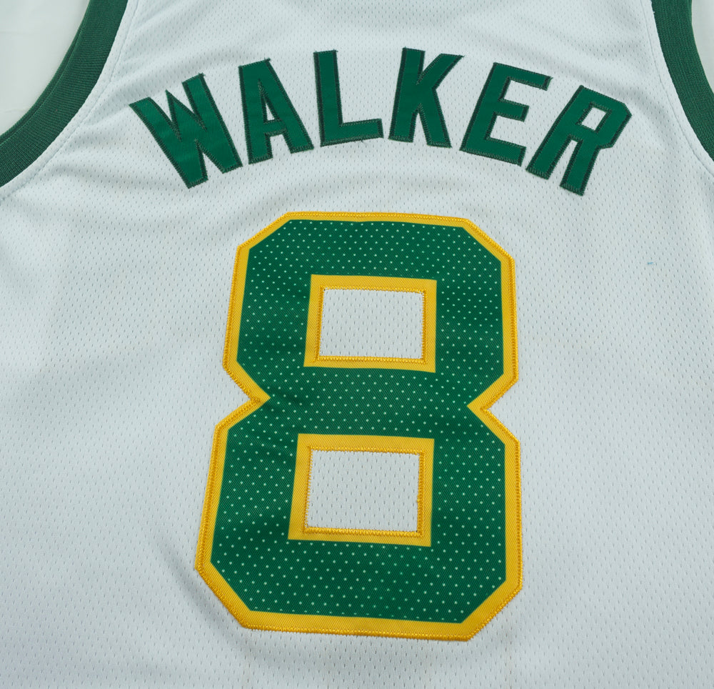 Men's Boston Celtics Kemba Walker #8 White Game Jersey1