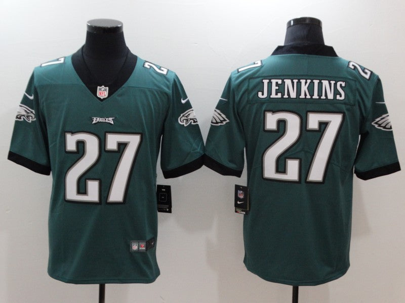 Men's Philadelphia Eagles Malcom Jenkins #27 Midnight Green Game Jersey1