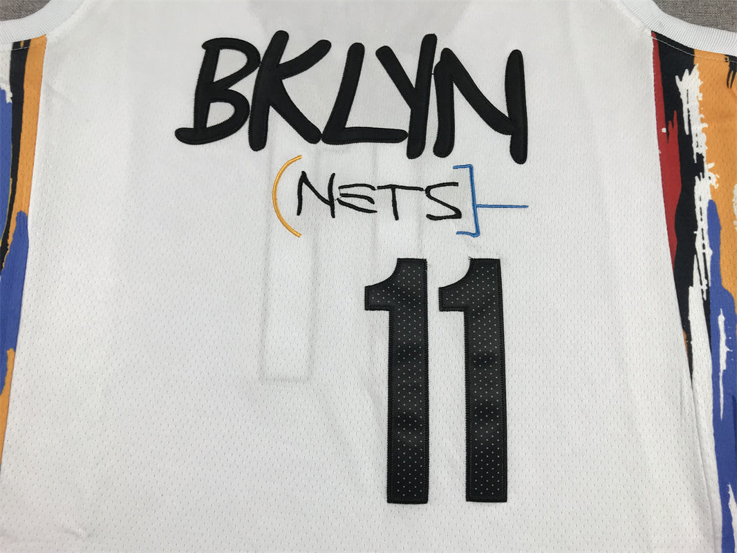 Men's Brooklyn Nets Kyrie Irving #11 White 2022/23 Swingman Jersey1 - City Edition