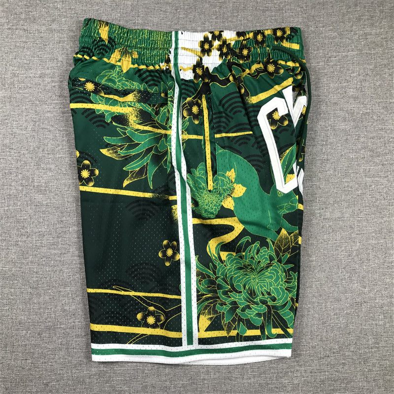 Men's Boston Celtics Year of Rabbit Edition Pocket Shorts1