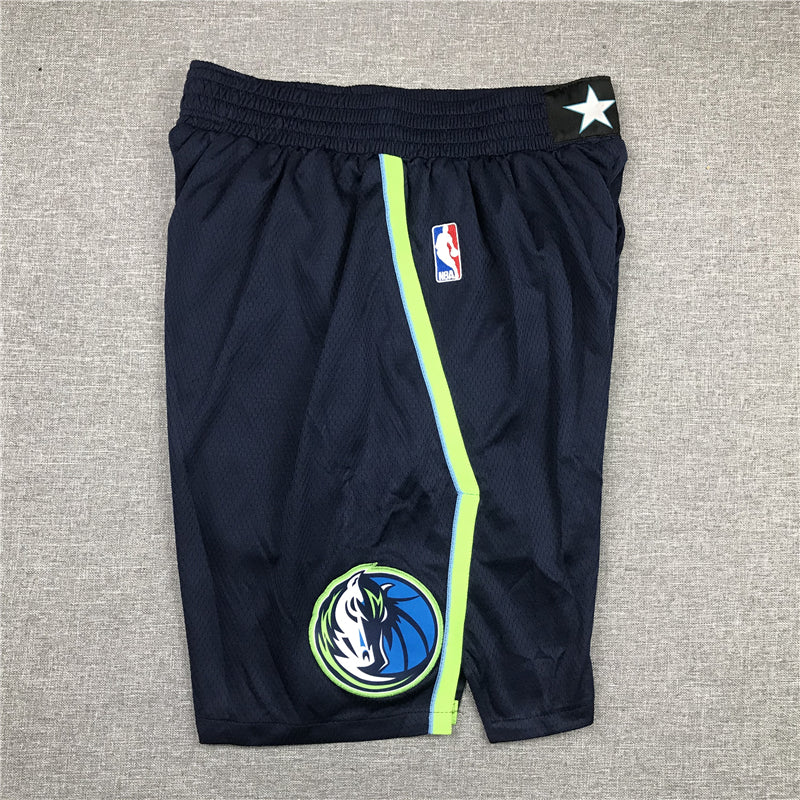 Men's Dallas Mavericks Navy City Edition Basketball Shorts1