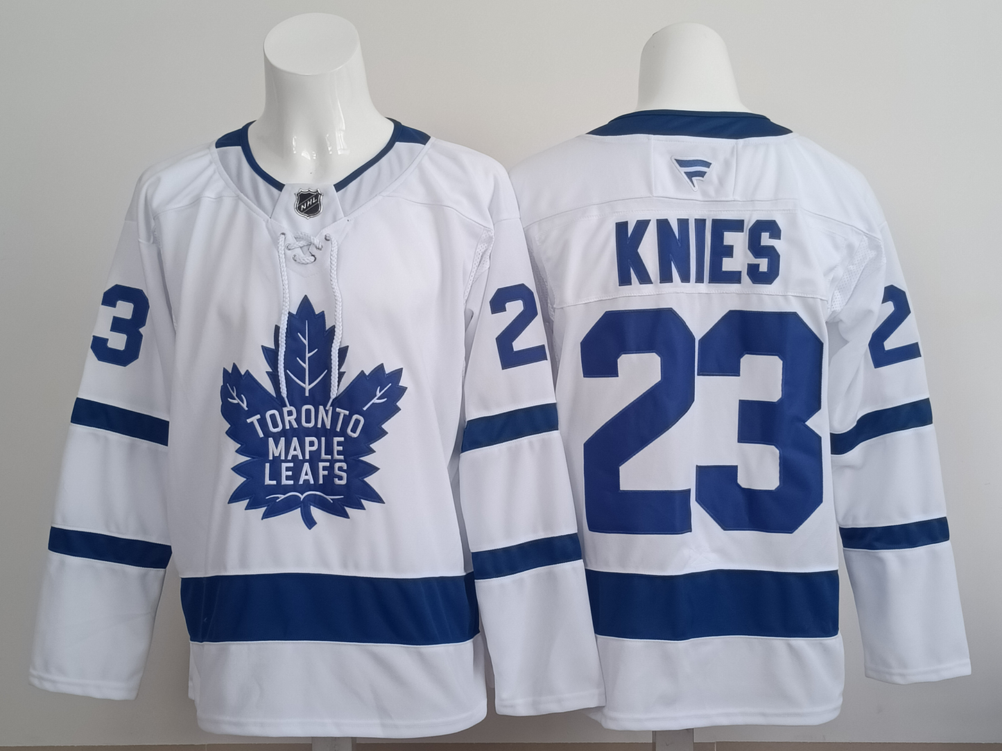 Men's Toronto Maple Leafs Matthew Knies #23 White Player Jersey