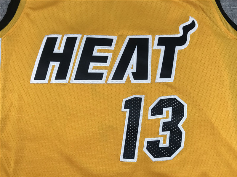 Men's Miami Heat Bam Adebayo #13 Gold 2020/21 Swingman Player Jersey1