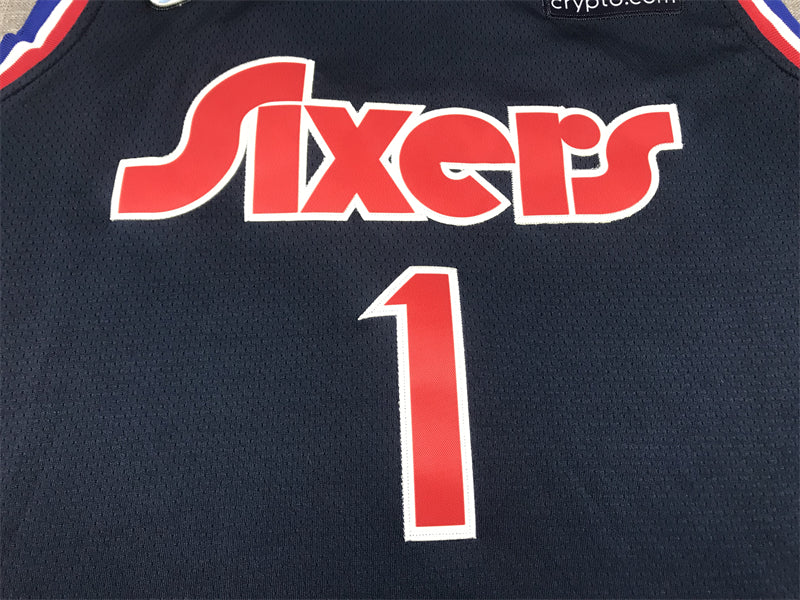 Men's Philadelphia 76ers James Harden Navy 2021/22 Swingman Jersey1 City Edition