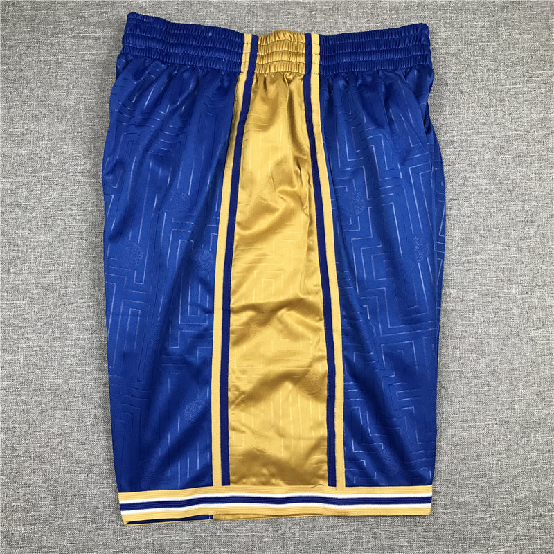 Men's Golden State Warriors Rat Year Limited Edition Blue Basketball Shorts1