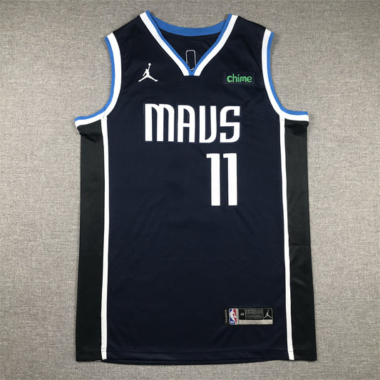 Men's Dallas Mavericks Kyrie Irving #11 Navy Swingman Jersey1 - Statement Edition