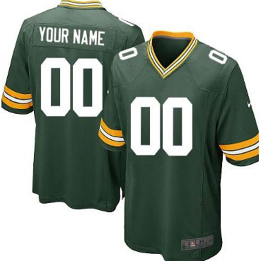 Custom1 Green Bay Packers Green Limited Jersey1 Stitched American Football Jerseys