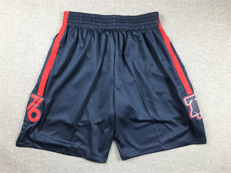 Men's Philadelphia 76ers Navy 2023/24 Swingman City Edition Shorts1
