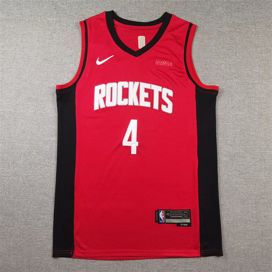 Men's Houston Rockets Jalen Green #4 Red Swingman Jersey1 - Icon Edition