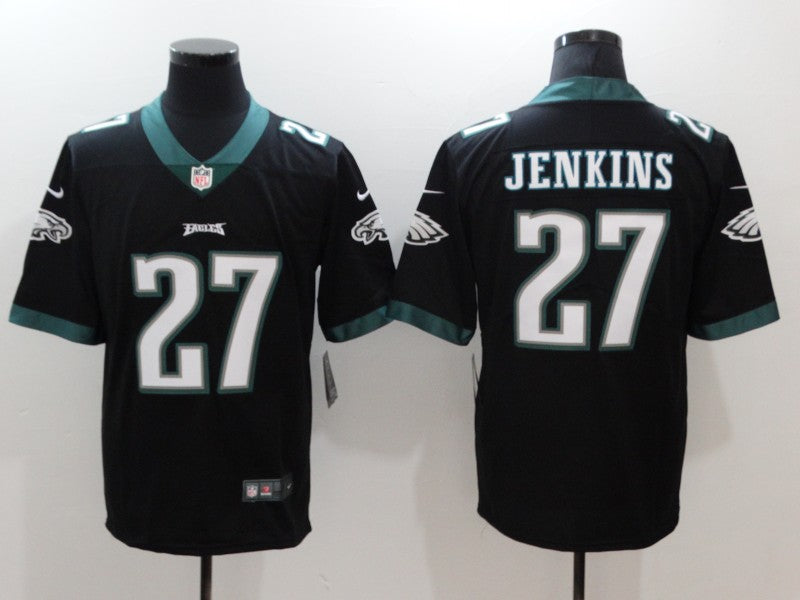 Men's Philadelphia Eagles Malcom Jenkins #27 Black Game Jersey1
