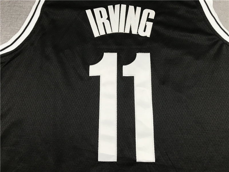 Men's Brooklyn Nets Kyrie Irving #11 Black 2022/23 Swingman Jersey1 - Icon Edition