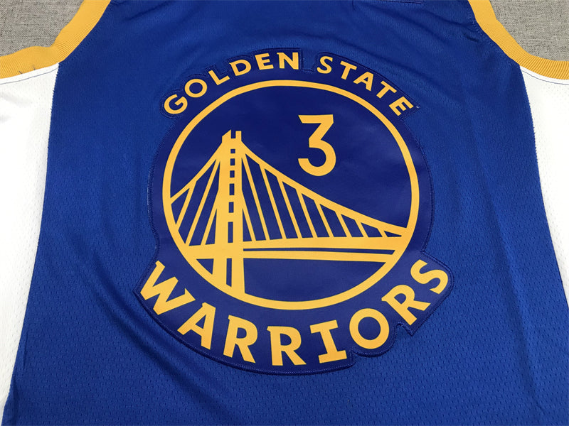 Men's Golden State Warriors Jordan Poole #3 Royal 2022/23 Fast Break Replica Player Jersey1 - Icon Edition