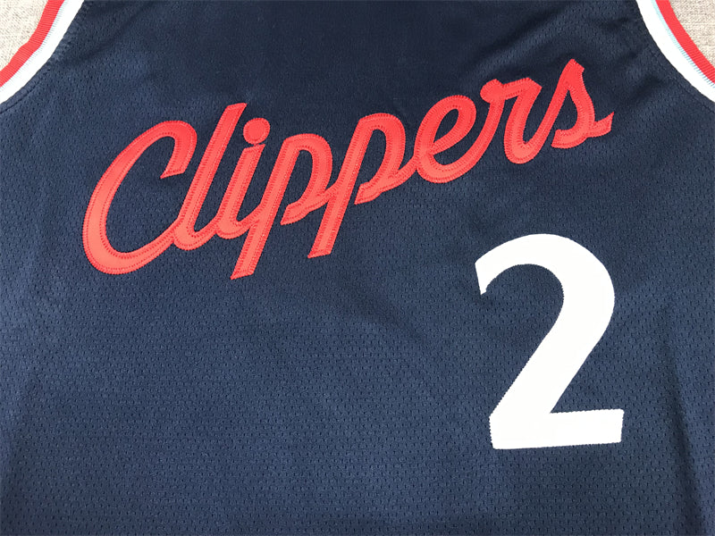 Men's LA Clippers Kawhi Leonard #2 Navy Swingman Player Jersey1