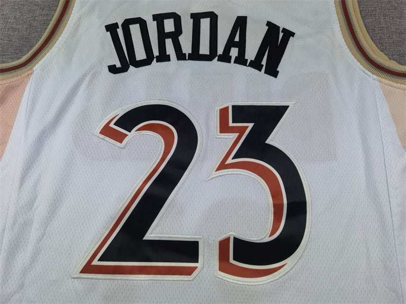 Men's Chicago Bulls Michael Jordan #23 White 2024/25 Swingman Player Jersey1 - City Edition