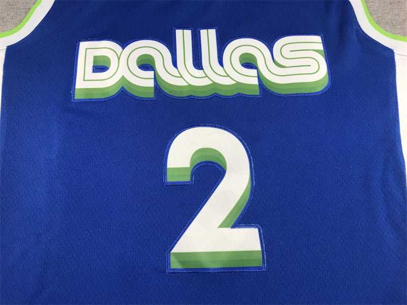 Men's Dallas Mavericks Kyrie Irving #2 Blue 2022/23 Swingman Jersey1 - City Edition