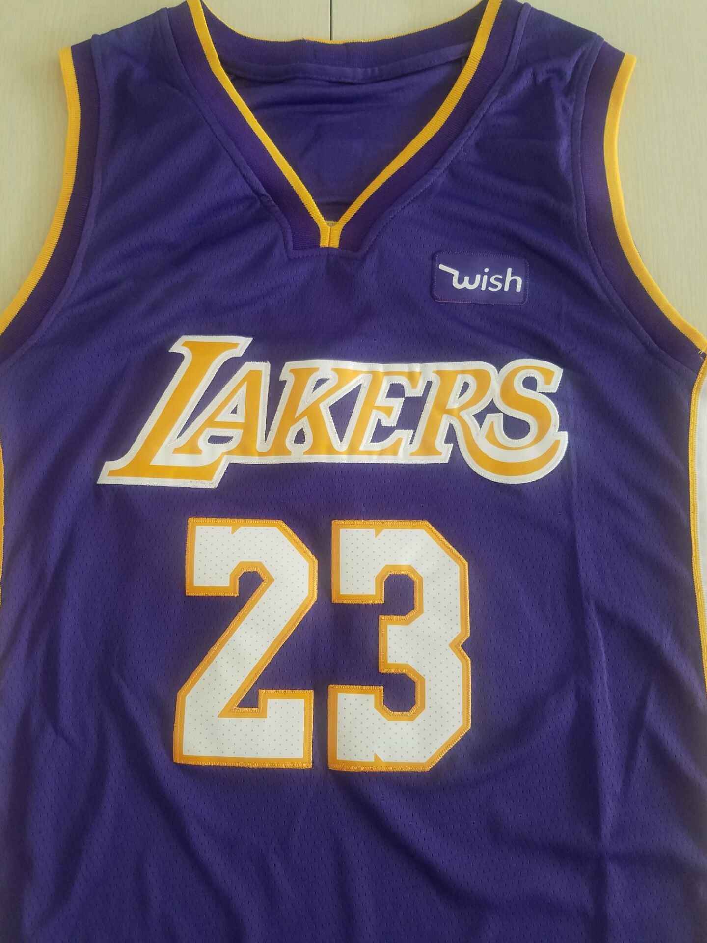 Men's Los Angeles Lakers LeBron James NBA #23 Purple Swingman Jersey1 - City Edition
