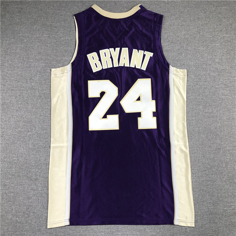 Men's Los Angeles Lakers Kobe Bryant Hall of Fame Purple Hardwood Classics Jersey1