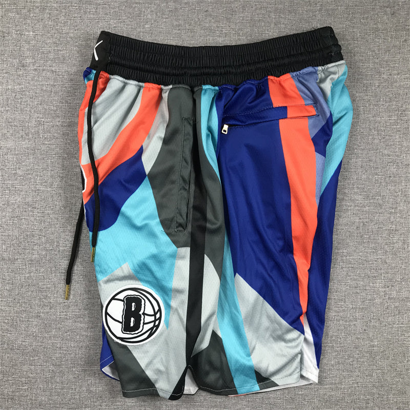 Men's Brooklyn Nets Black 2023/24 Pocket Shorts1 City Edition