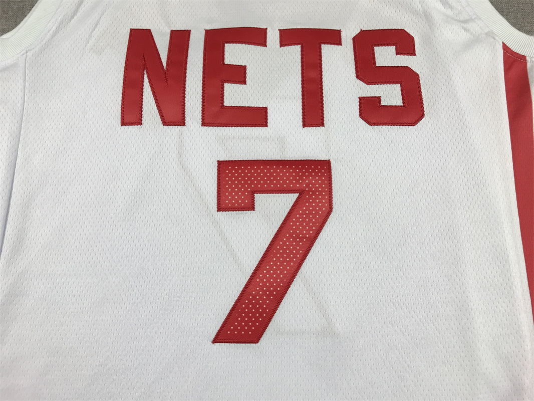 Men's Brooklyn Nets Kevin Durant #7 White 2022/23 Swingman Jersey1 - Classic Edition