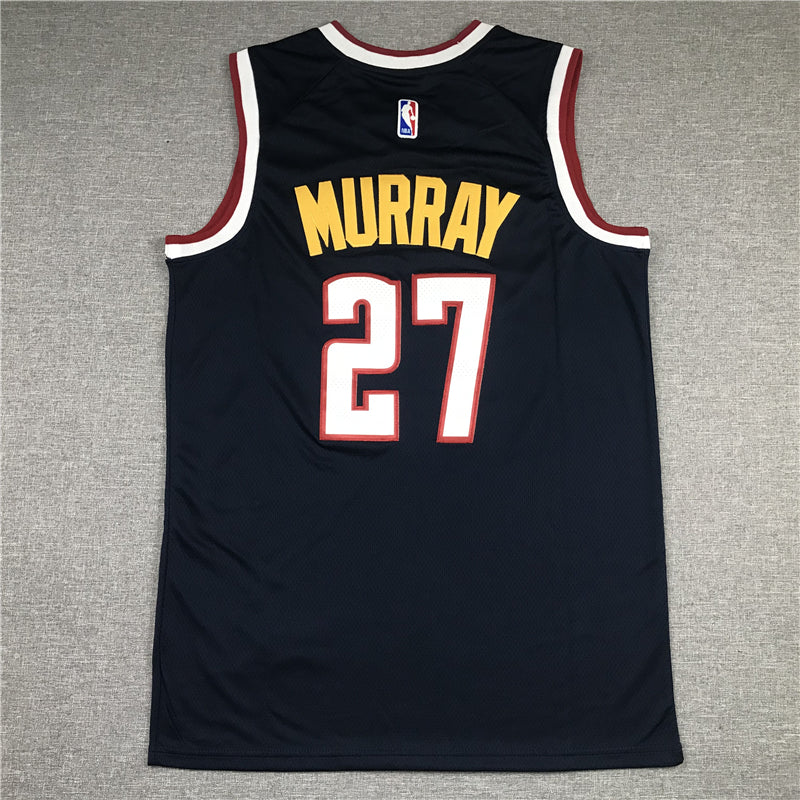 Men's Denver Nuggets Jamal Murray Navy 2020/21 Swingman Player Jersey1