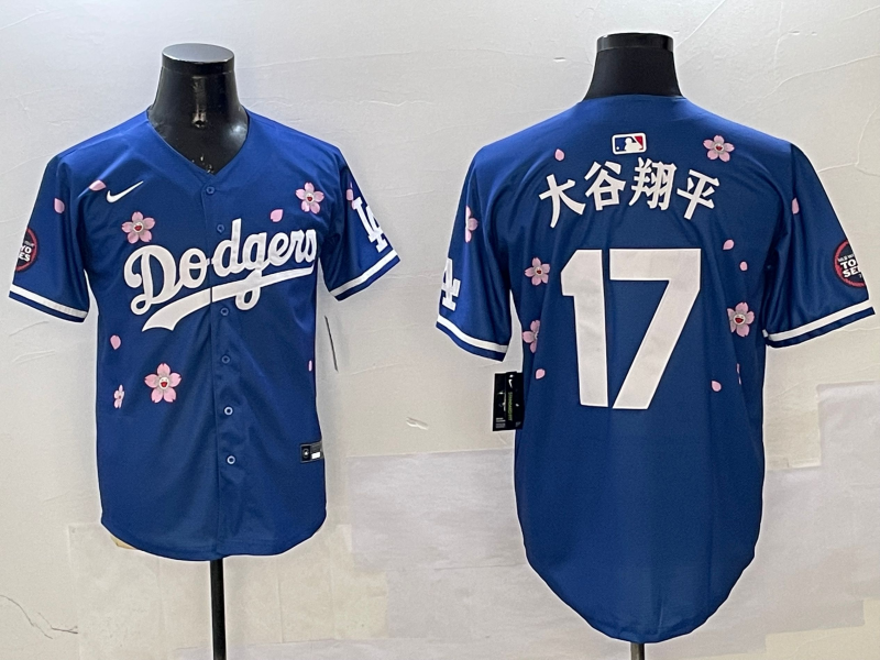 Men's Los Angeles Dodgers Shohei Ohtani Royal Alternate Replica Player Jersey1