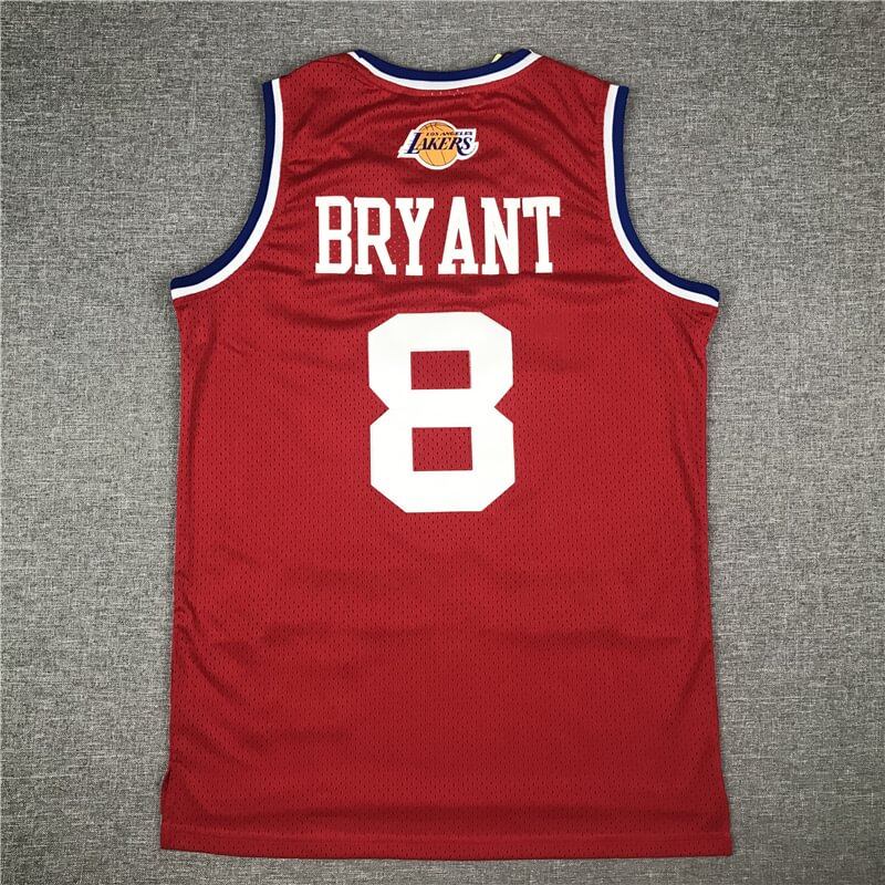 Kobe Bryant Los Angeles Lakers Red Jersey - 2
