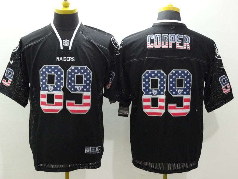 Men's Las Vegas Raiders Amari Cooper #89 Black Player Game Jersey1